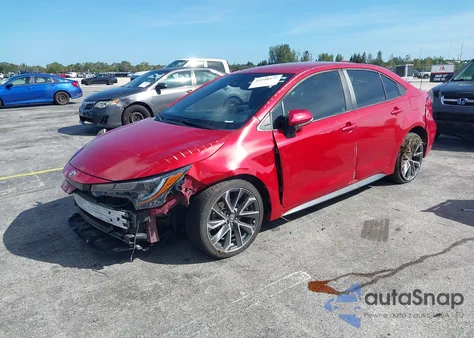 2021 Toyota Corolla Xse/Xse Apex Edition z USA, uszkodzony, nr VIN 5YFT4MCE9MP077834